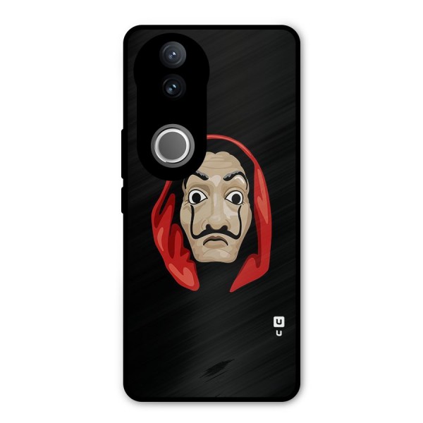 Money Heist Mask Metal Back Case for Vivo V50e