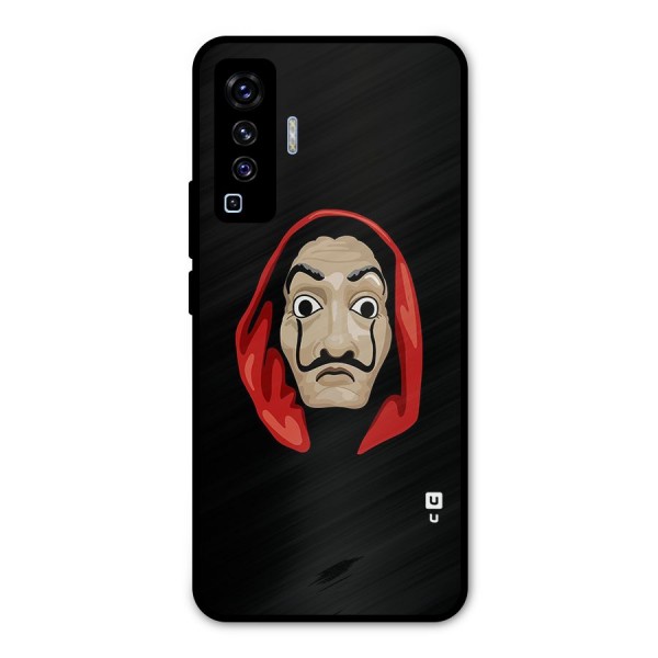 Money Heist Mask Metal Back Case for Vivo X50