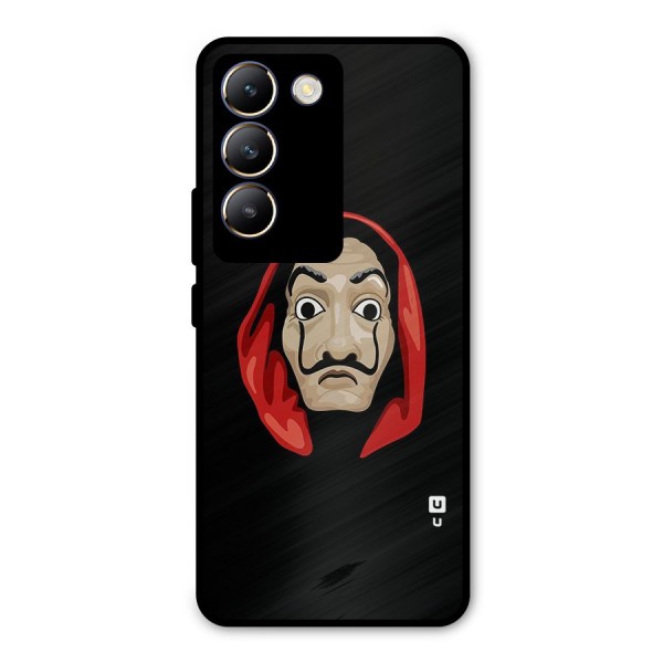 Money Heist Mask Metal Back Case for Vivo Y200e