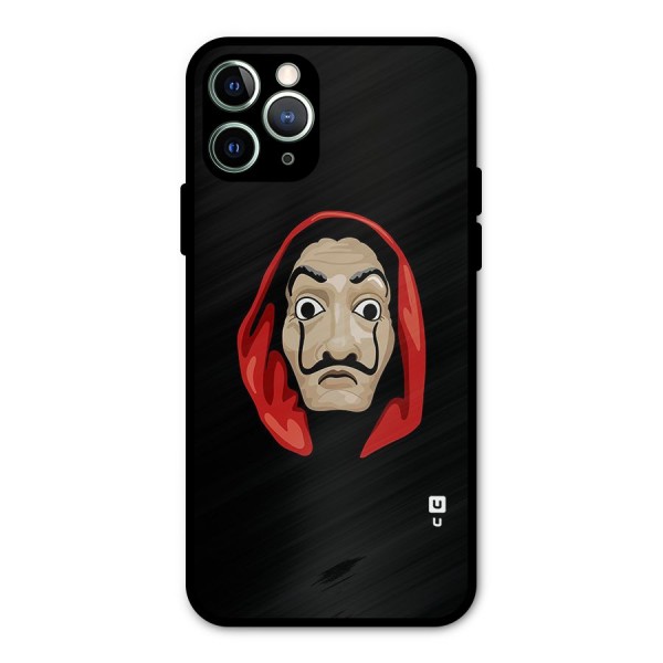 Money Heist Mask Metal Back Case for iPhone 11 Pro Max