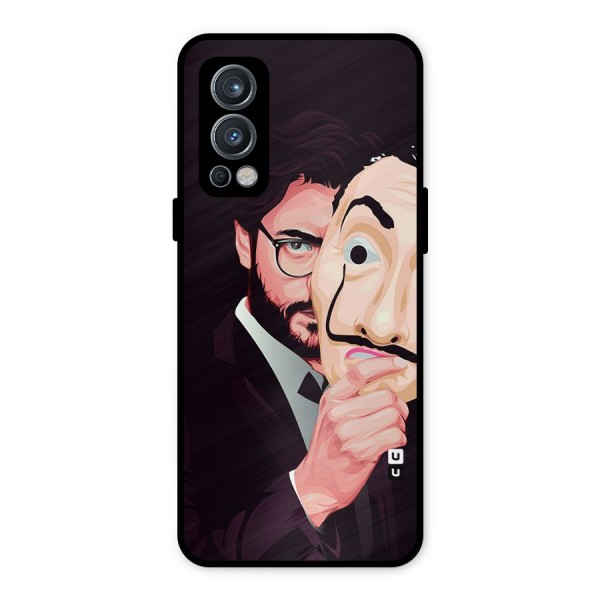 Money Heist Professor Art Metal Back Case for OnePlus Nord 2 5G