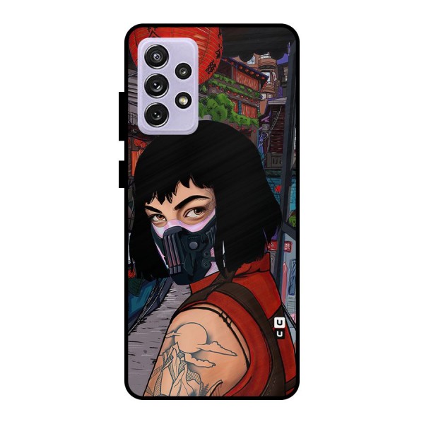 Money Heist Tokyo Mask Metal Back Case for Galaxy A72