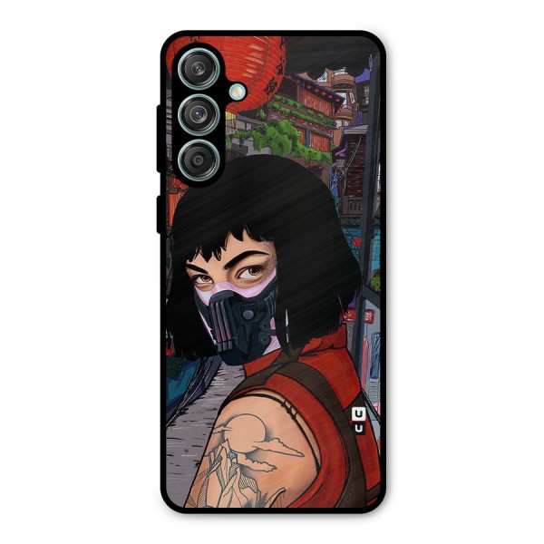 Money Heist Tokyo Mask Metal Back Case for Galaxy M55 5G