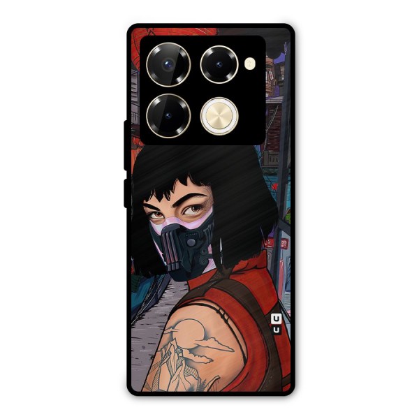 Money Heist Tokyo Mask Metal Back Case for Infinix Note 40 Pro Plus