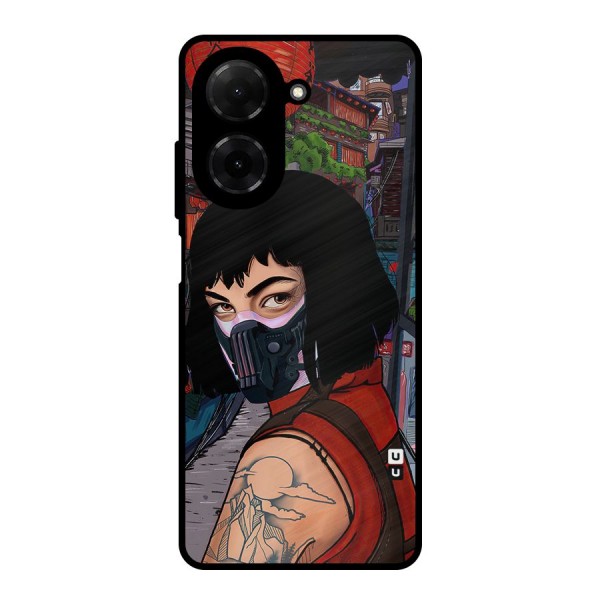 Money Heist Tokyo Mask Metal Back Case for Poco C71