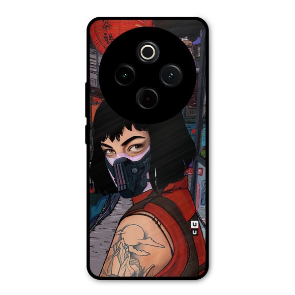Money Heist Tokyo Mask Metal Back Case for Vivo T4