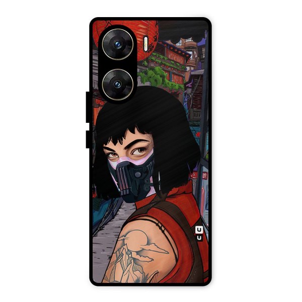 Money Heist Tokyo Mask Metal Back Case for Vivo V29e