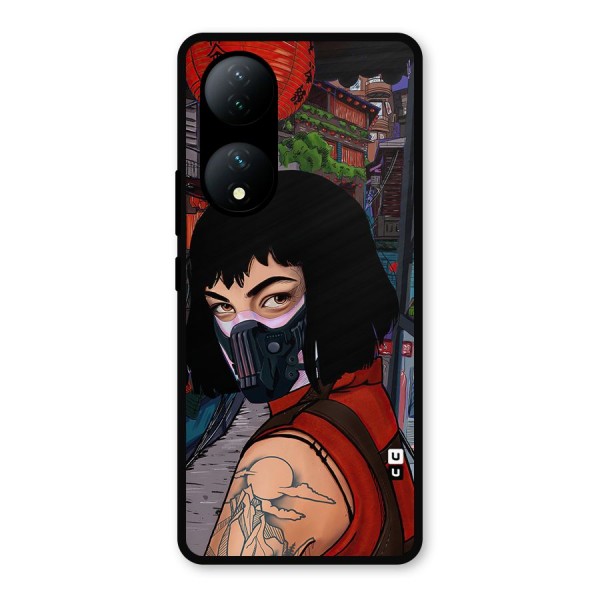 Money Heist Tokyo Mask Metal Back Case for Vivo Y100