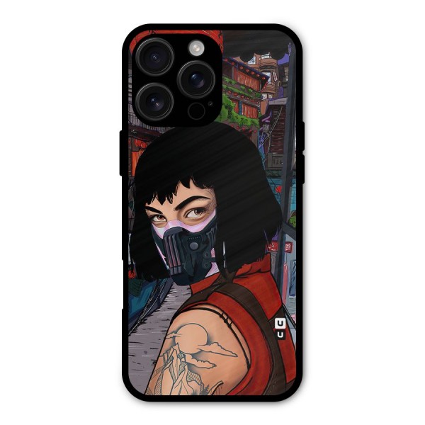 Money Heist Tokyo Mask Metal Back Case for iPhone 16 Pro Max