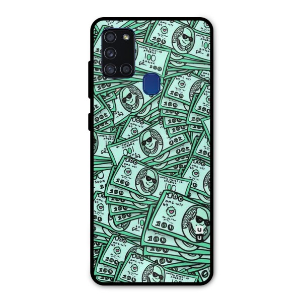 Money Swag Metal Back Case for Galaxy A21s