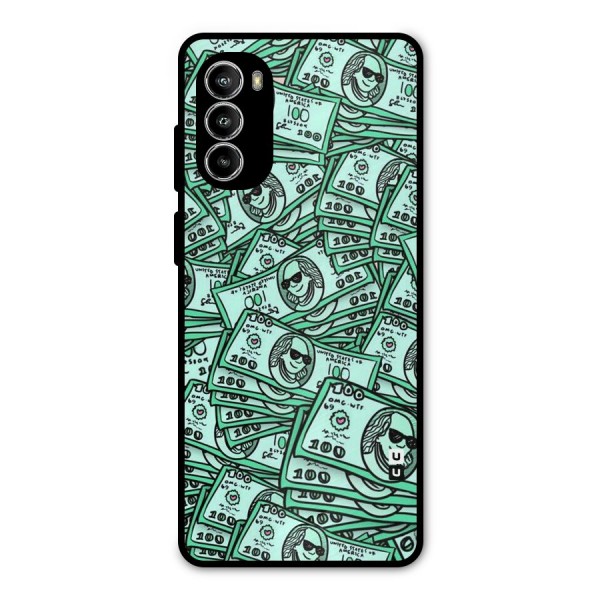 Money Swag Metal Back Case for Moto G52