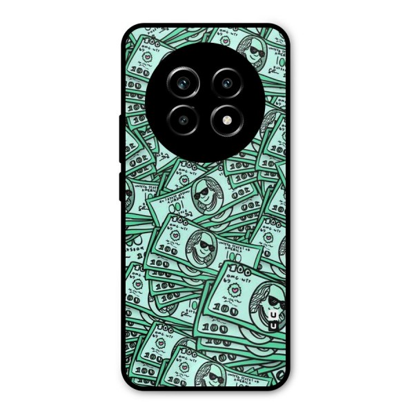 Money Swag Metal Back Case for Realme 13 Pro