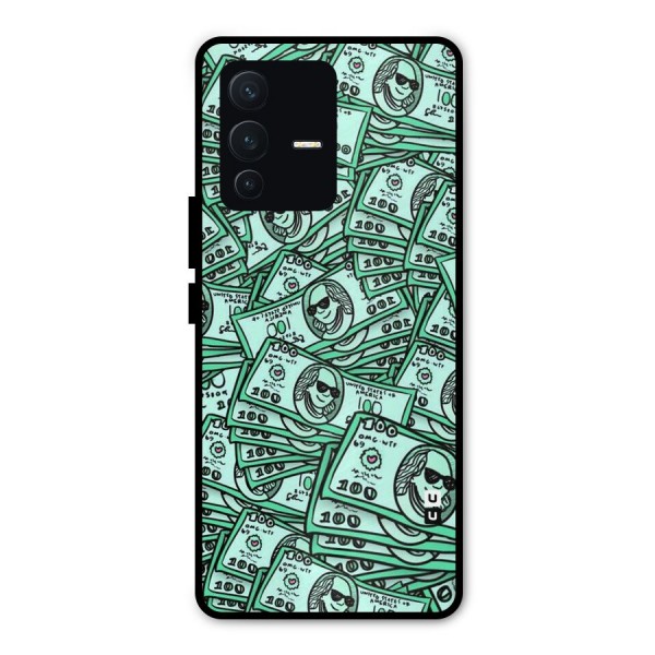 Money Swag Metal Back Case for Vivo V23 Pro