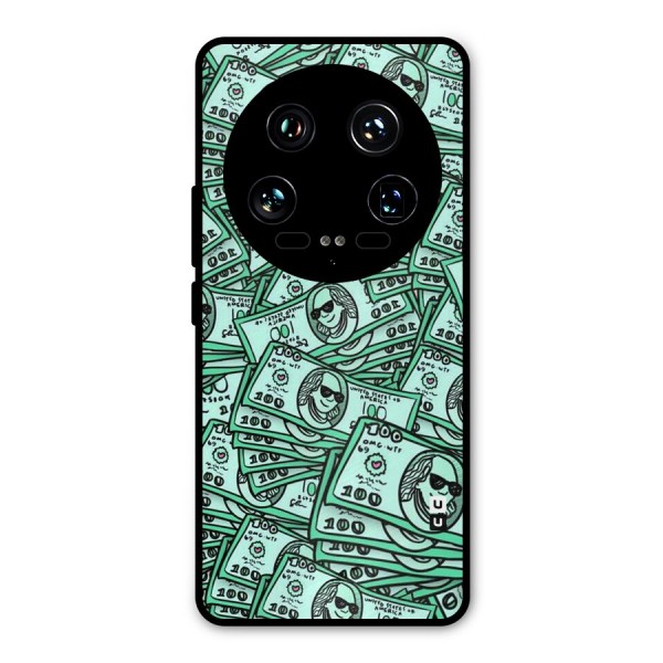 Money Swag Metal Back Case for Xiaomi 14 Ultra