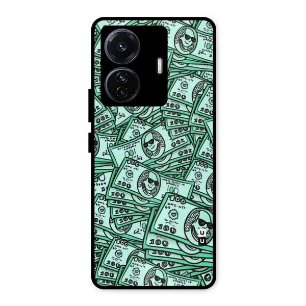 Money Swag Metal Back Case for iQOO Z6