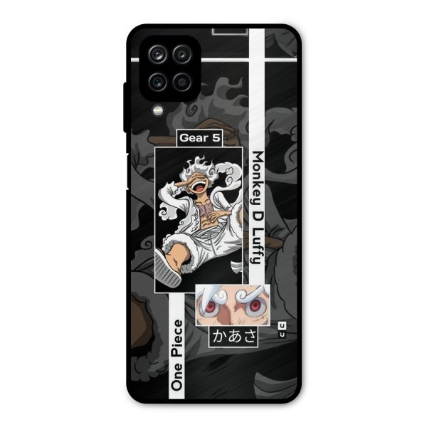 Monkey D luffy New Gear Metal Back Case for Galaxy A12