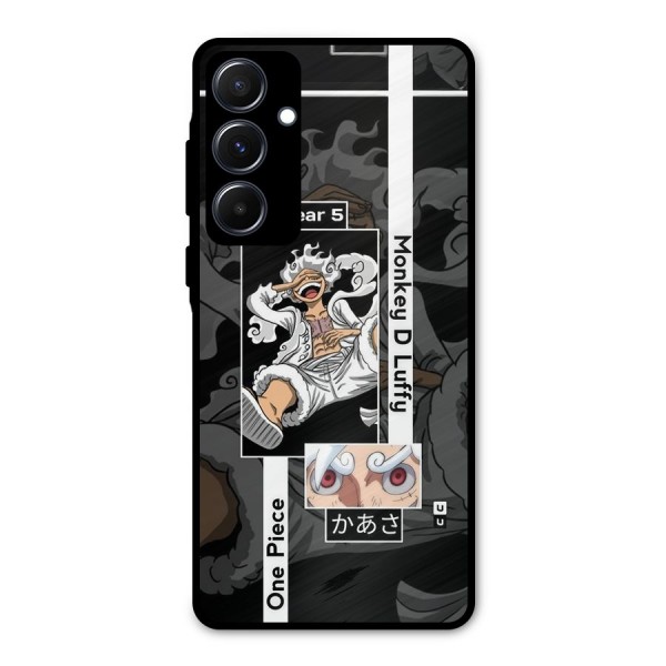 Monkey D luffy New Gear Metal Back Case for Galaxy A55