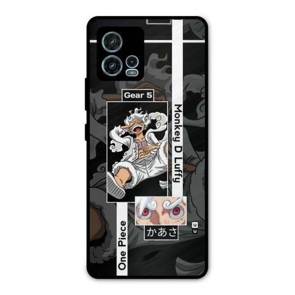 Monkey D luffy New Gear Metal Back Case for Moto G72