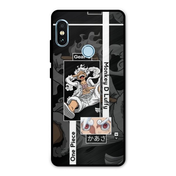 Monkey D luffy New Gear Metal Back Case for Redmi Note 5 Pro