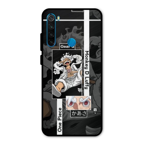 Monkey D luffy New Gear Metal Back Case for Redmi Note 8