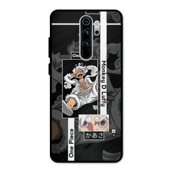 Monkey D luffy New Gear Metal Back Case for Redmi Note 8 Pro