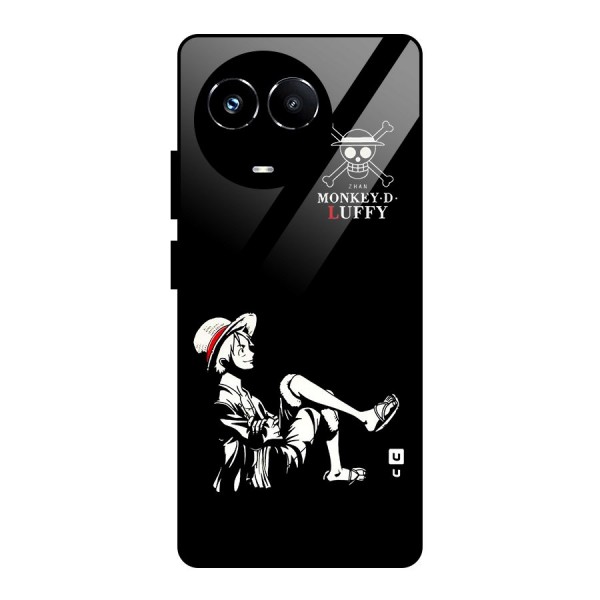 Monkey Luffy Glass Back Case for Realme Narzo 60X