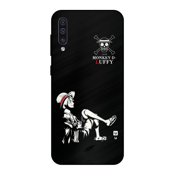 Monkey Luffy Metal Back Case for Galaxy A30s