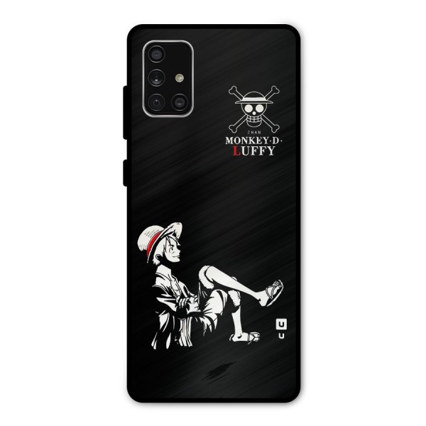 Monkey Luffy Metal Back Case for Galaxy A71