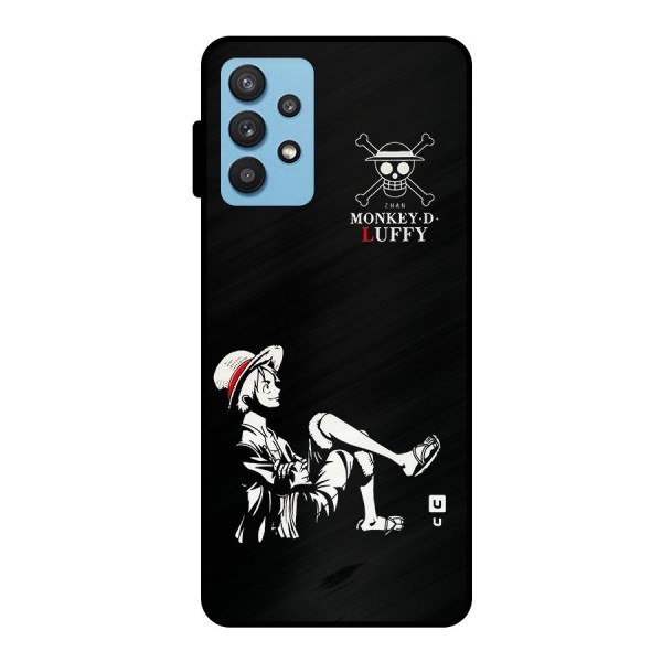 Monkey Luffy Metal Back Case for Galaxy M32 5G