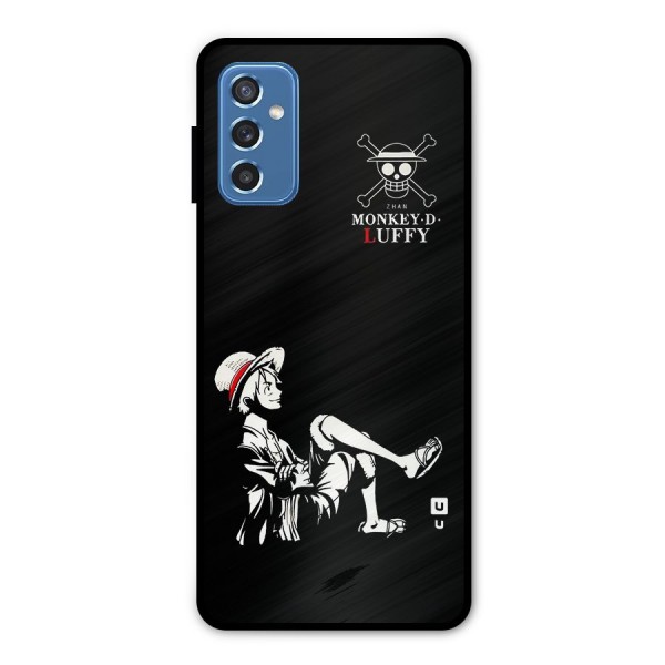 Monkey Luffy Metal Back Case for Galaxy M52 5G