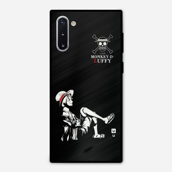 Monkey Luffy Metal Back Case for Galaxy Note 10