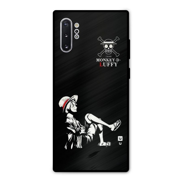 Monkey Luffy Metal Back Case for Galaxy Note 10 Plus