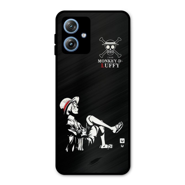 Monkey Luffy Metal Back Case for Moto G54