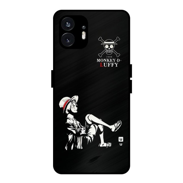 Monkey Luffy Metal Back Case for Nothing Phone 2