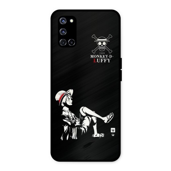 Monkey Luffy Metal Back Case for Oppo A52