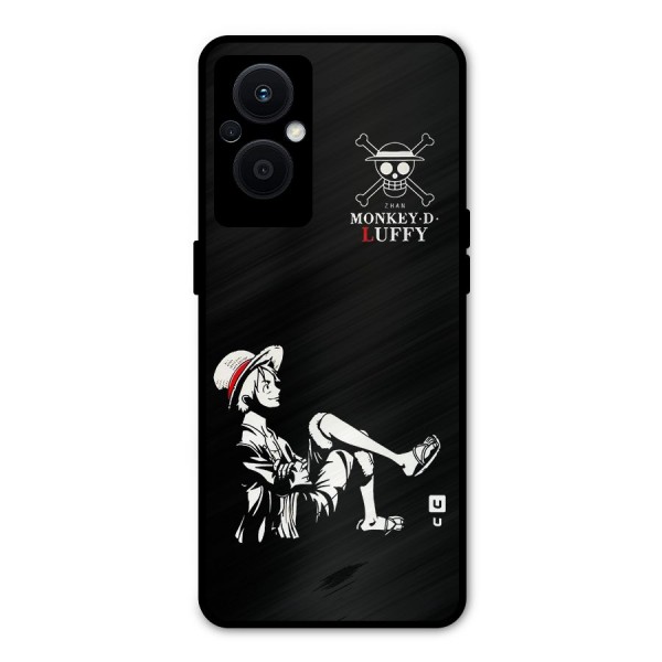 Monkey Luffy Metal Back Case for Oppo F21s Pro 5G