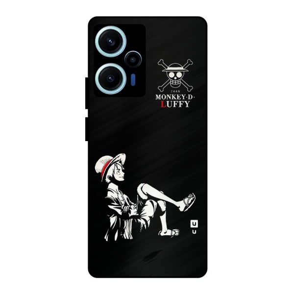 Monkey Luffy Metal Back Case for Poco F5