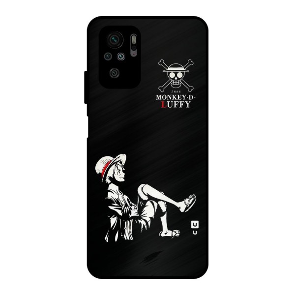 Monkey Luffy Metal Back Case for Redmi Note 10