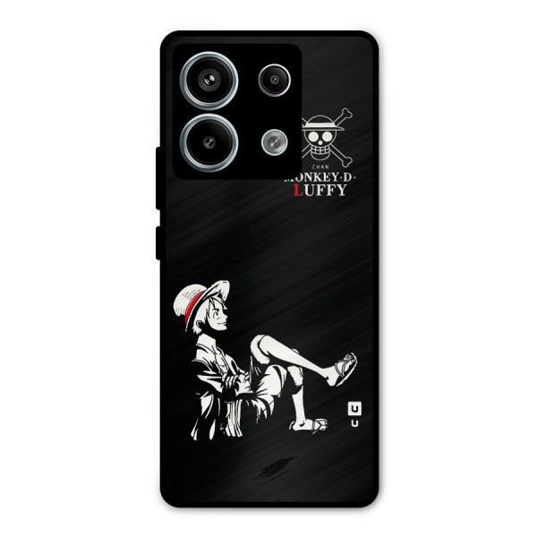 Monkey Luffy Metal Back Case for Redmi Note 13 Pro 5G