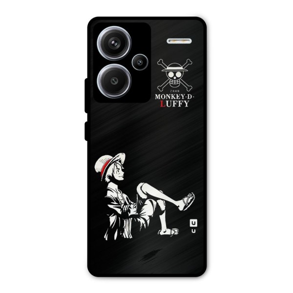 Monkey Luffy Metal Back Case for Redmi Note 13 Pro Plus