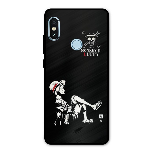 Monkey Luffy Metal Back Case for Redmi Note 5 Pro