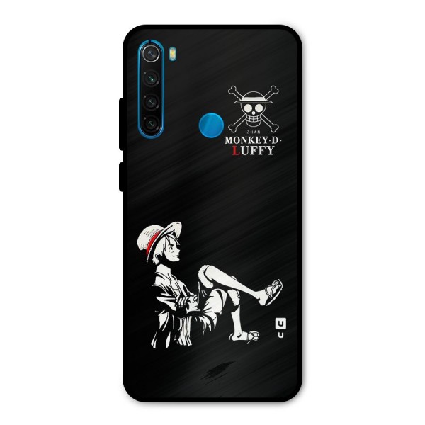 Monkey Luffy Metal Back Case for Redmi Note 8