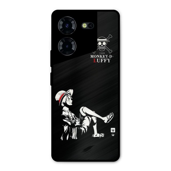 Monkey Luffy Metal Back Case for Tecno Pova 5 Pro 5G