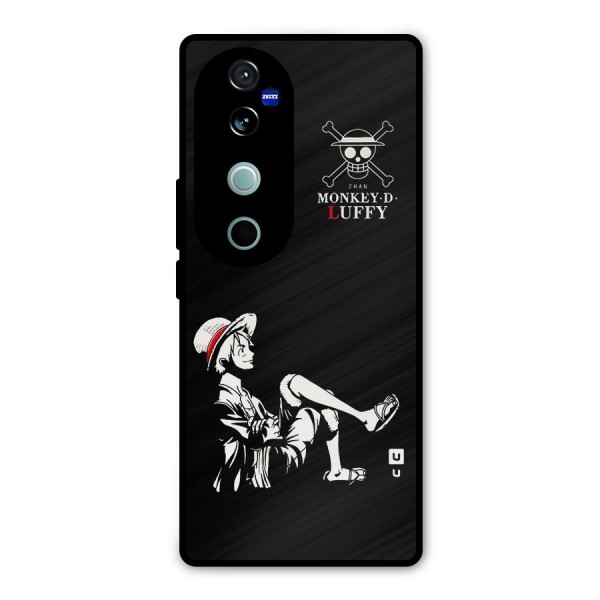 Monkey Luffy Metal Back Case for Vivo V40 Pro