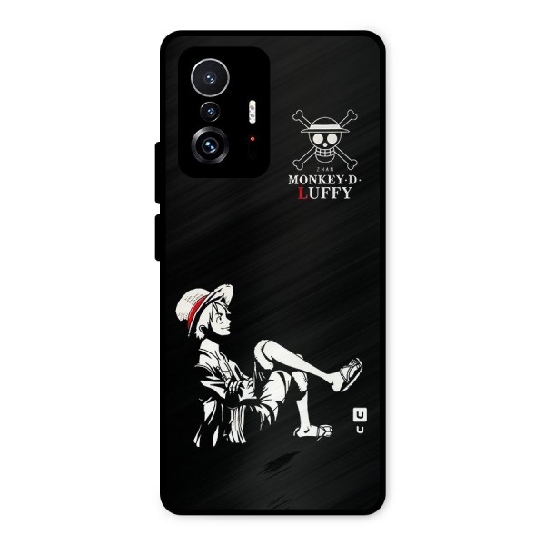 Monkey Luffy Metal Back Case for Xiaomi 11T Pro