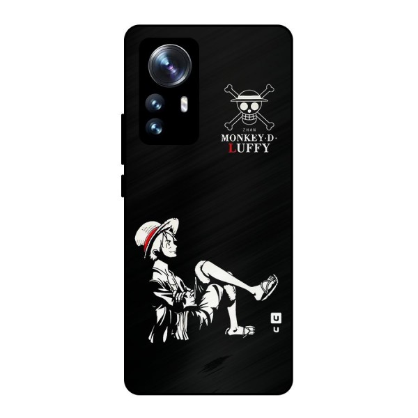 Monkey Luffy Metal Back Case for Xiaomi 12 Pro