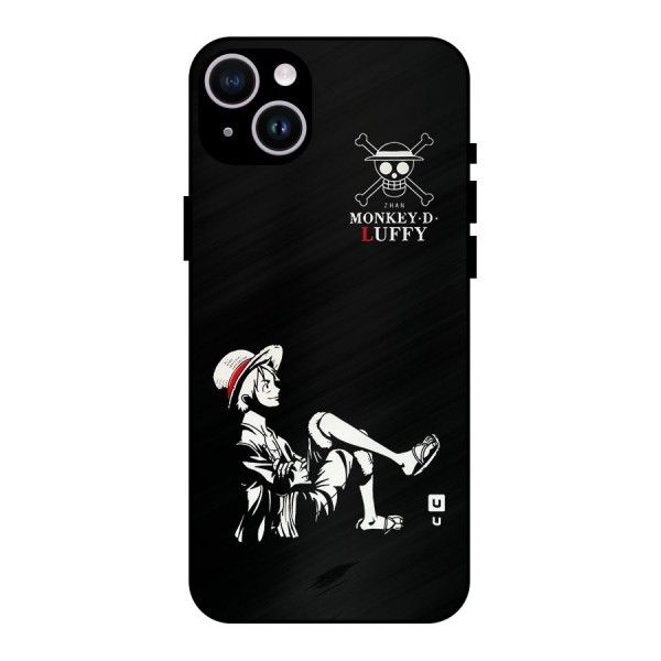 Monkey Luffy Metal Back Case for iPhone 14 Plus