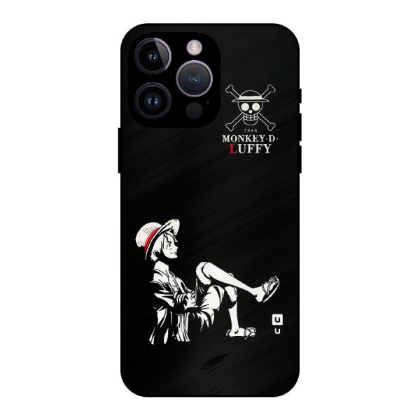 Monkey Luffy Metal Back Case for iPhone 14 Pro Max