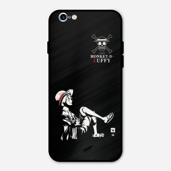 Monkey Luffy Metal Back Case for iPhone 6 6s