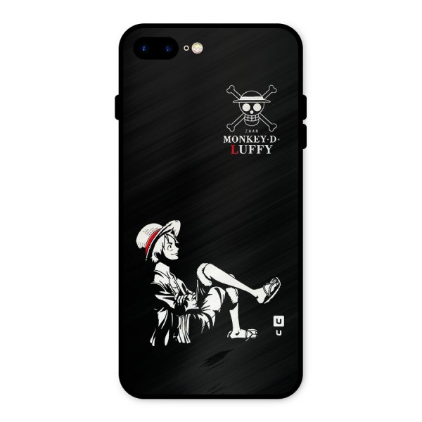 Monkey Luffy Metal Back Case for iPhone 8 Plus